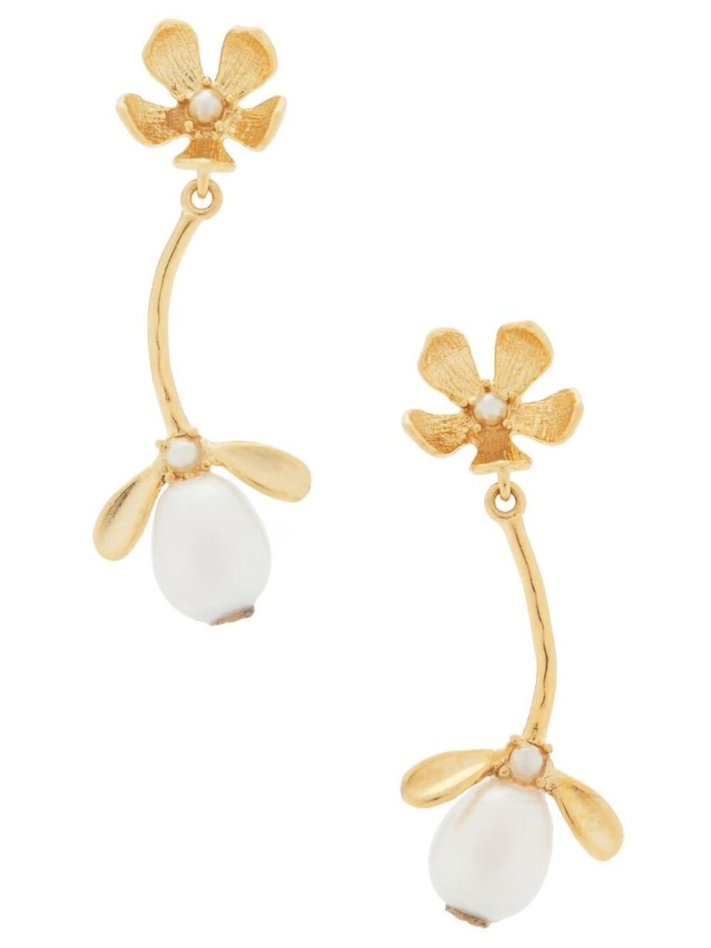 Brinker + Eliza Maryanne Earrings in Gold New One Size Womens Jewelry